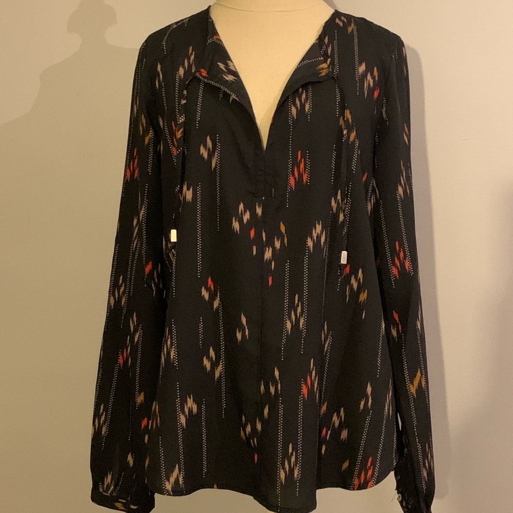 Black Patterned Dress Shirt